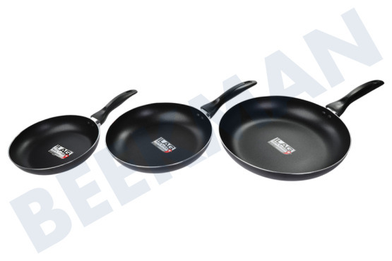Alpina 18295 Alpina Chef Luxe koekenpannenset, 3-delig (per 6 sets)