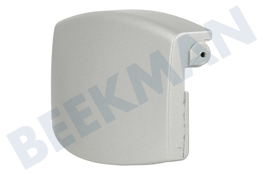 AEG Wasmachine Deurgreep Breed, 10cm, metallic grijze plastic greep