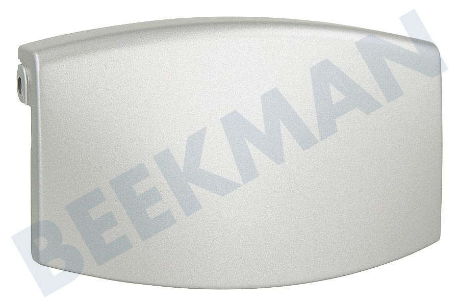 AEG Wasmachine Deurgreep Breed, 10cm, metallic grijze plastic greep