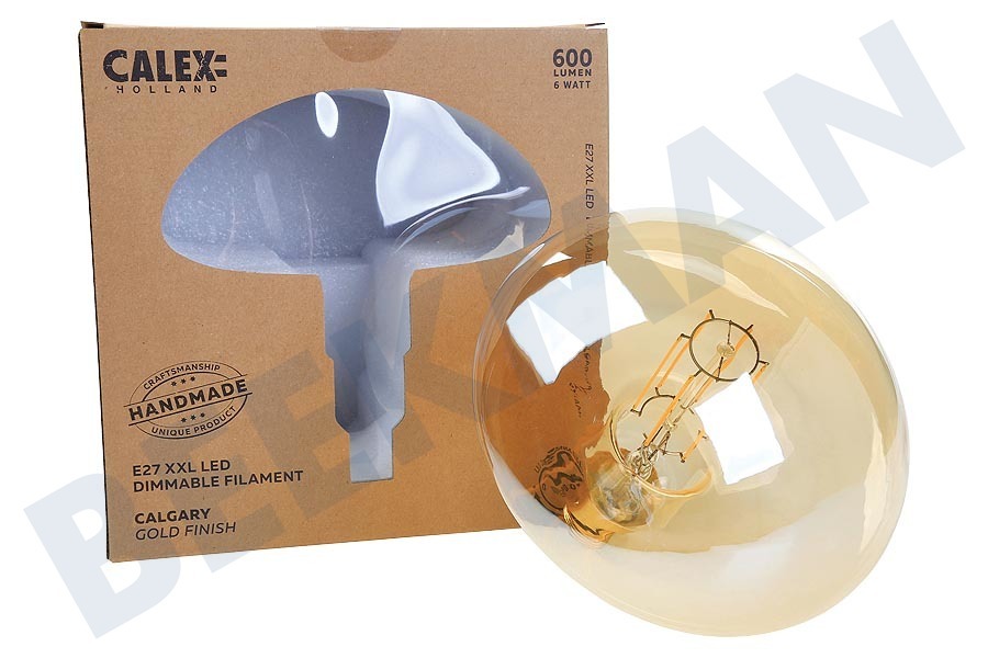 Neff 425940 Calex XXL Calgary Dimbaar 6W E27 PS165 Gold