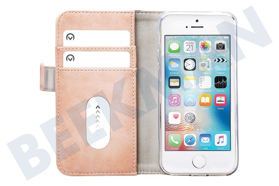Mobilize Elite Gelly Wallet Book Case Apple iPhone 5/5S/SE Pink