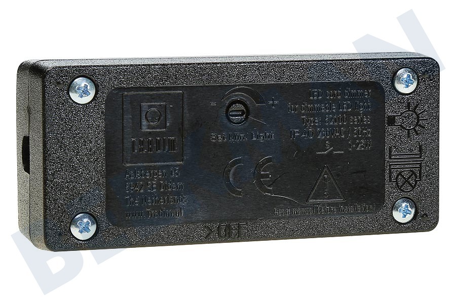 Tradim Dimmer Elektronische snoerdimmer Led Zwart