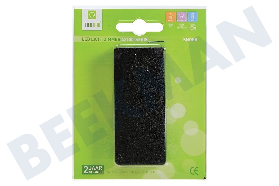 Tradim Dimmer Elektronische snoerdimmer Led Zwart