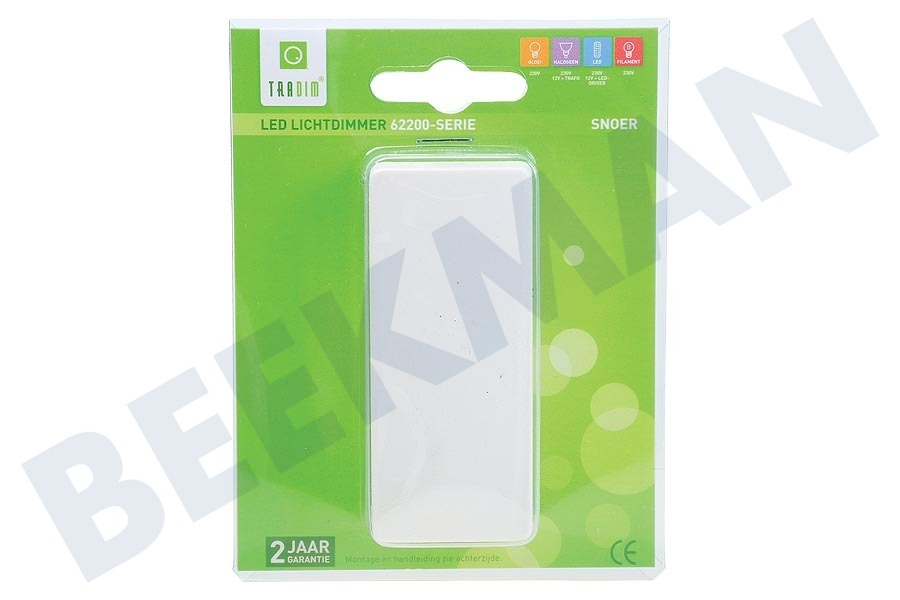 Tradim Dimmer Elektronische snoerdimmer Led Wit