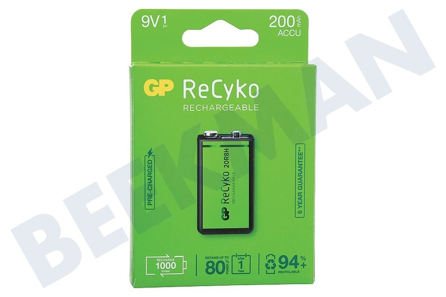 GP 6LR61 ReCyko+ 9V