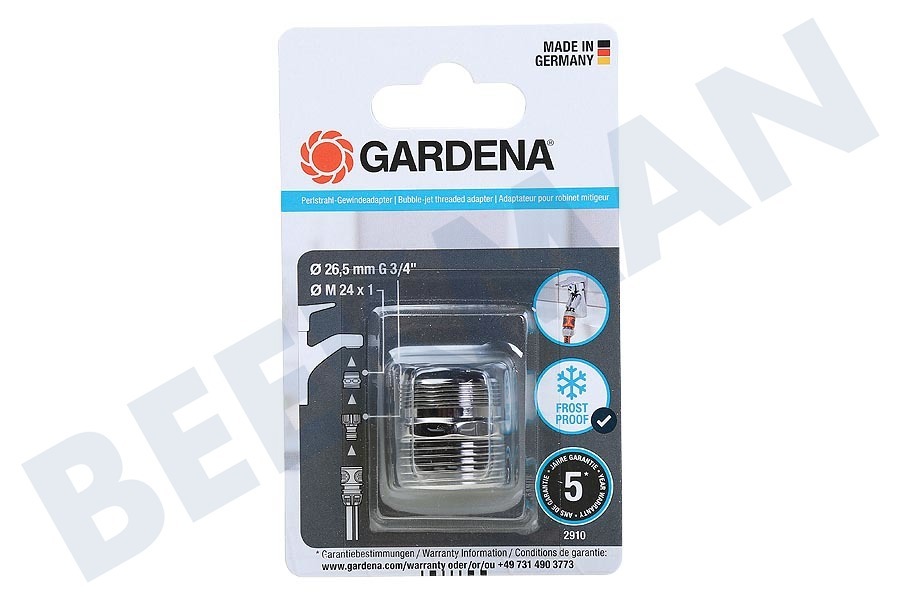 Gardena 2910-20 Draadadapter voor zachte bruisstraal