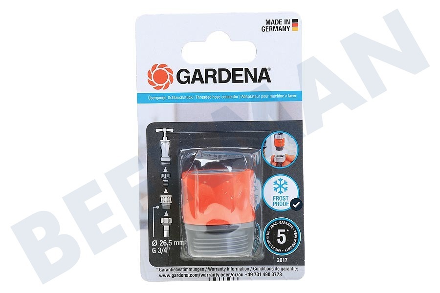 Gardena 2917-20 Slangstuk 26.5 mm (G 3/4")