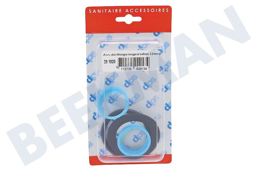 Sanitair Afdichtingsring Voor sifon 32mm.