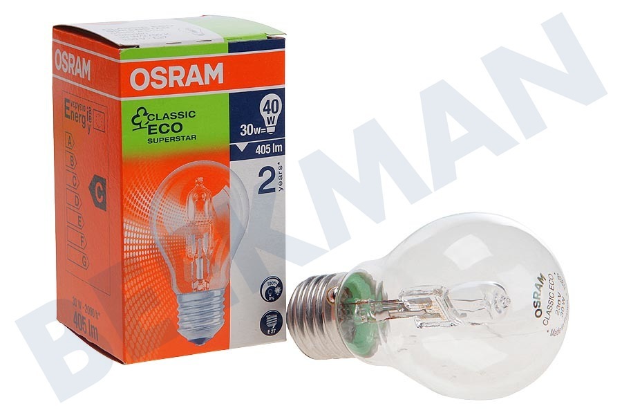 Osram Halogeenlamp Halogen Classic A 30W