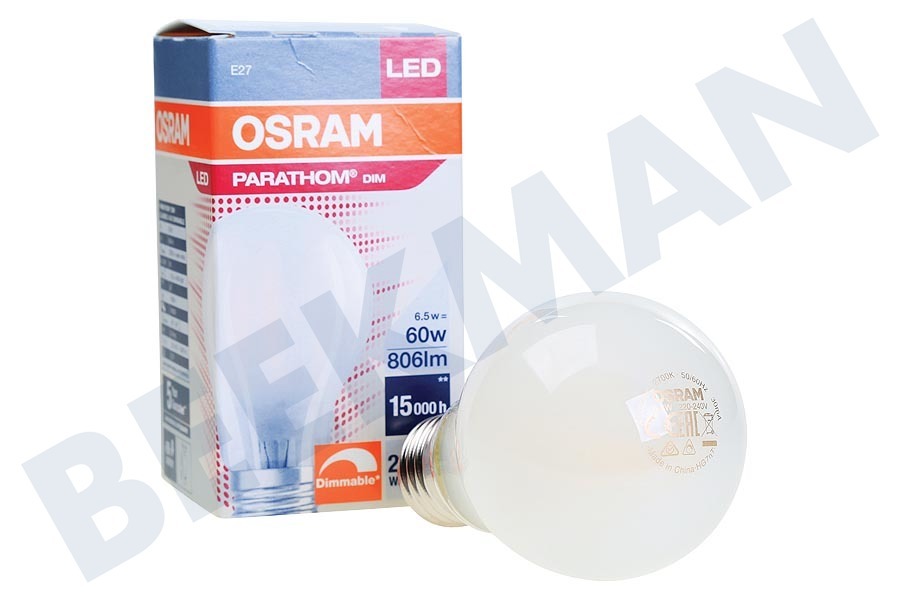 Osram 4058075817074 Parathom Retrofit Classic A60 Mat Dimbaar E27 6.5W