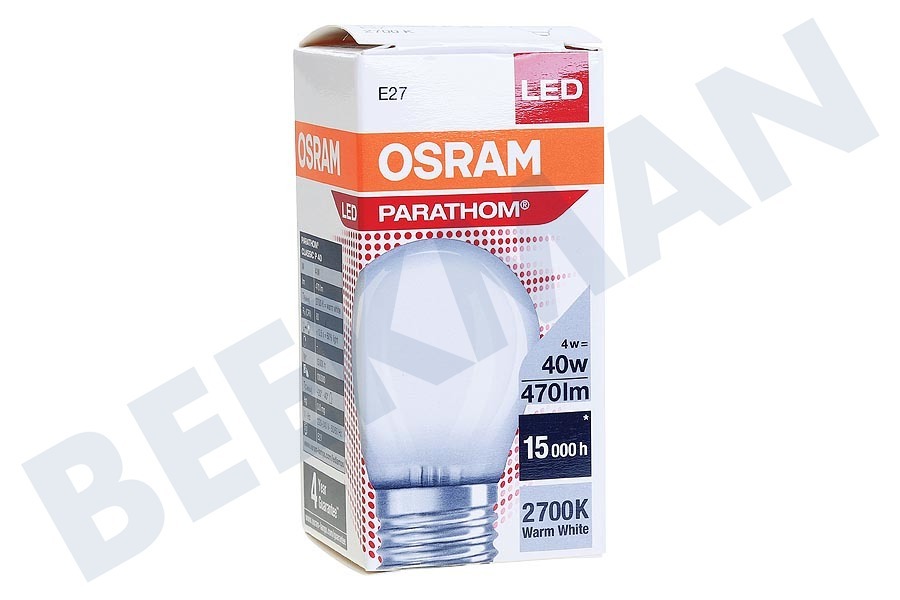 Osram 4052899959361 Parathom Retrofit Classic P40 Mat 4W E27