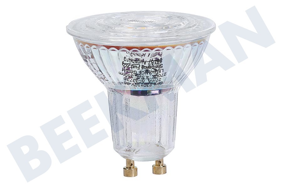 Osram 4052899957954 Parathom Reflectorlamp GU10 PAR16 4.6W Dimbaar