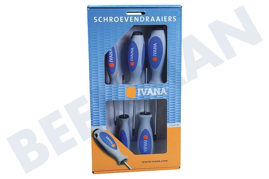 Ivana IVA0001093 Schroevendraaierset 5 delig Torx Softgrip