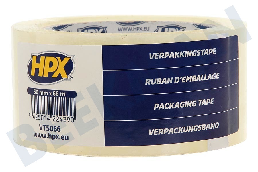 HPX VT5066 Verpakkingstape Transparant 50mm x 66m