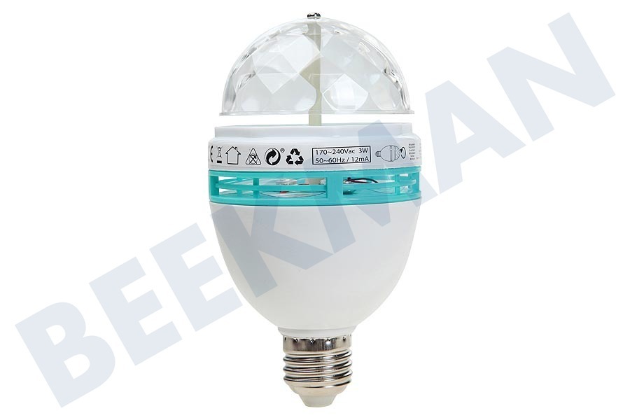 Universeel Discolamp Roterende LED partylamp, disco lamp
