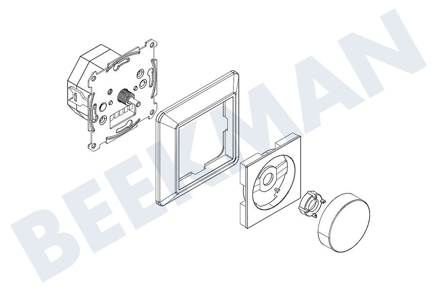 Icasa ICZB-R11D Zigbee Dimmer + Draaidimmer