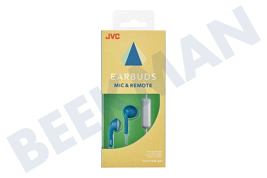 JVC HA-F19M-AH Retro Oordopjes Blauw Grijs