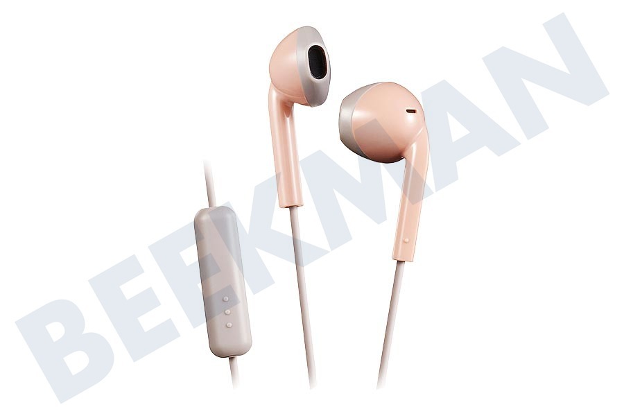JVC HA-F19M-PT Retro Oordopjes Roze Taupe
