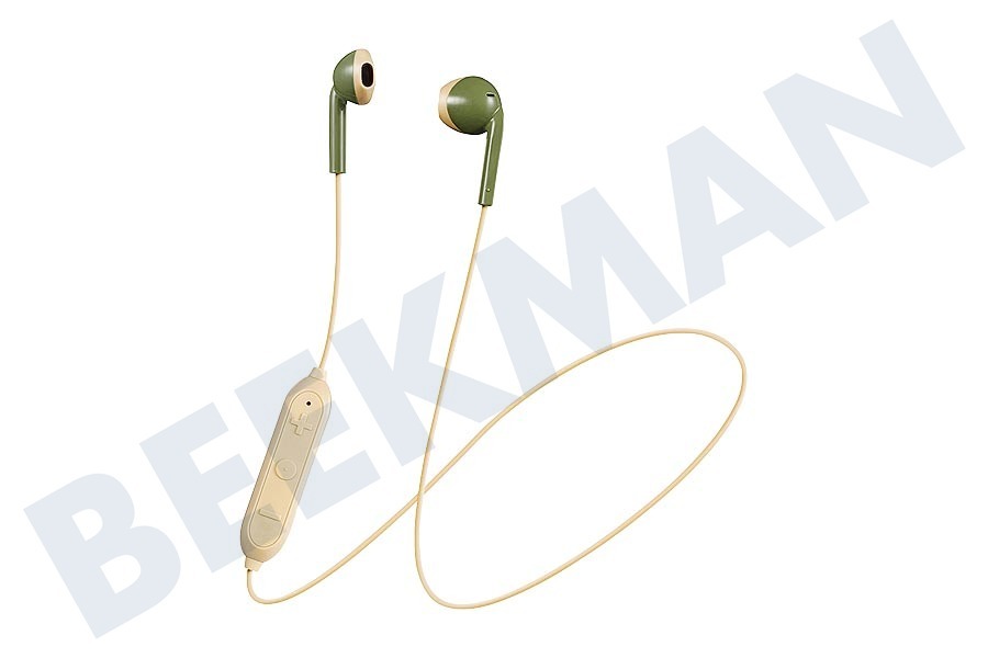 JVC HA-F19BT-GC Retro Oordopjes Khaki Beige Draadloos