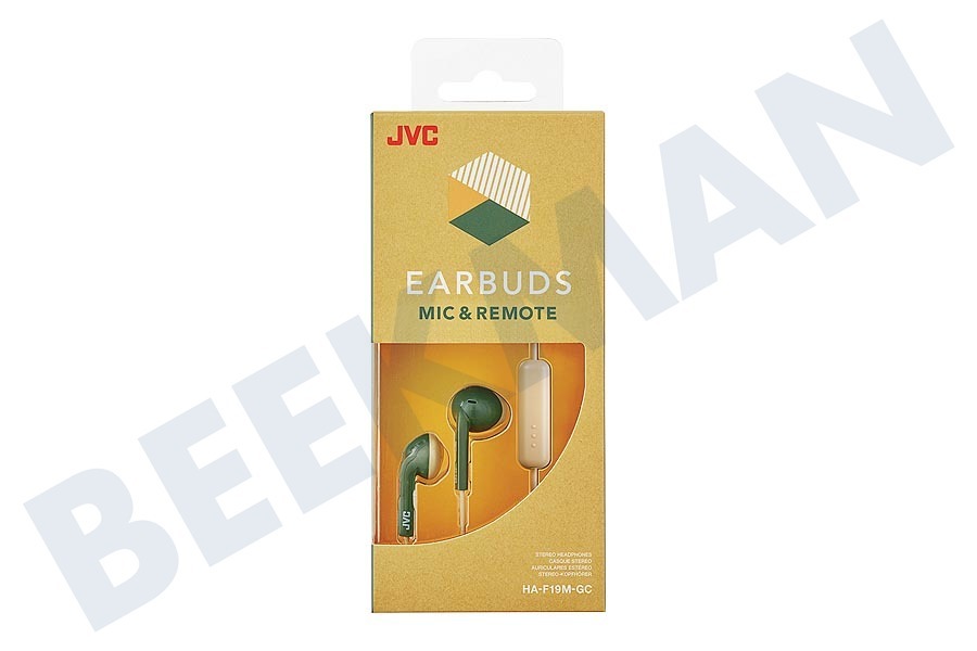 JVC HA-F19M-GC Retro Oordopjes Khaki Beige