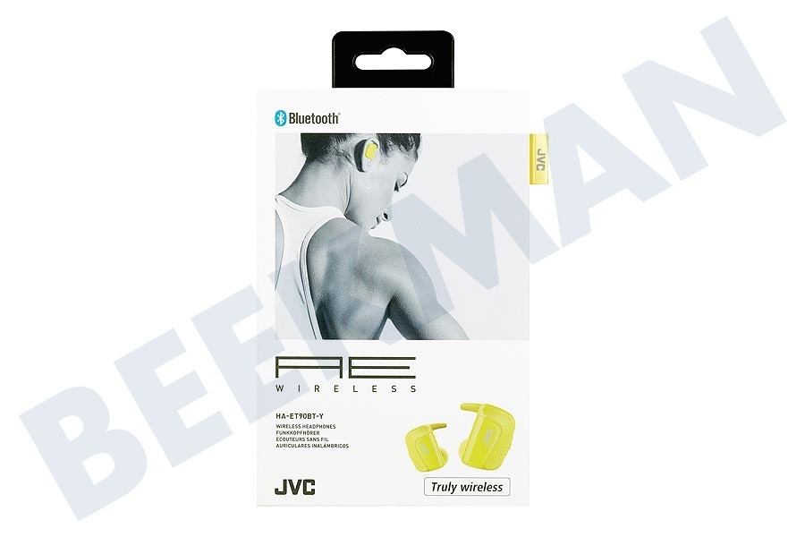 JVC HA-ET90BT-YE Wireless Sport Headphones Yellow