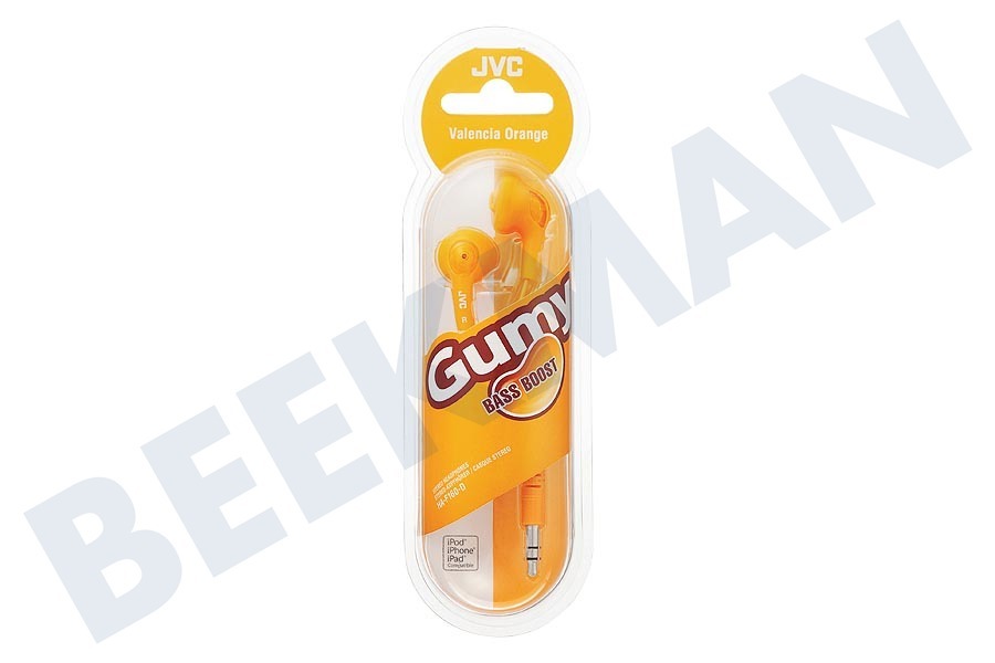 JVC HA-F160-D-E Gumy In Ear Hoofdtelefoon Oranje
