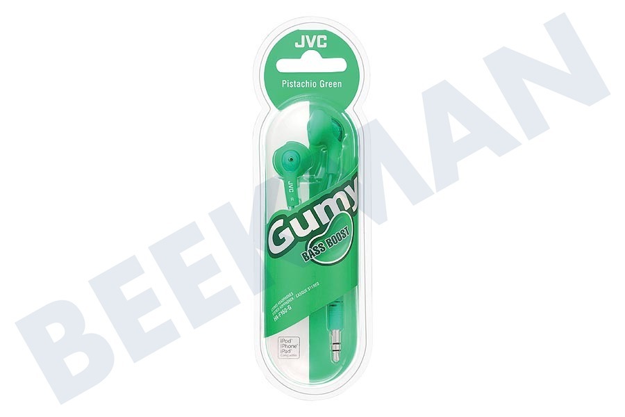 JVC HA-F160-G-E Gumy In Ear Hoofdtelefoon Groen
