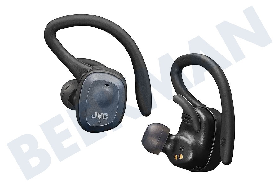 JVC HA-ET45T-BU Wireless Sport Dual Support Headphones Black
