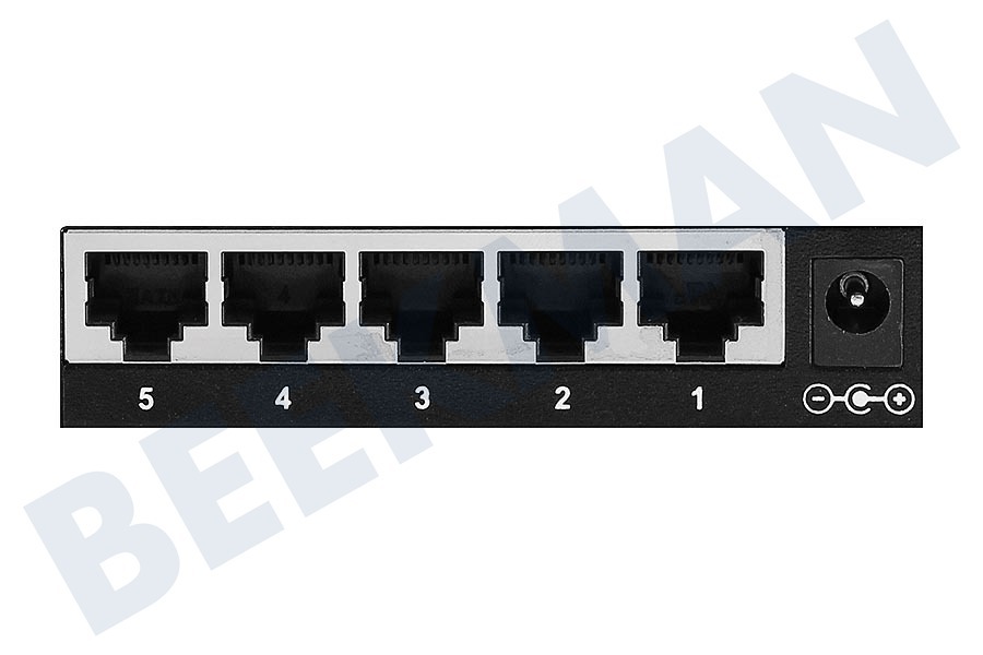 Eminent EM4430 Power over Ethernet Switch met 5 poorten