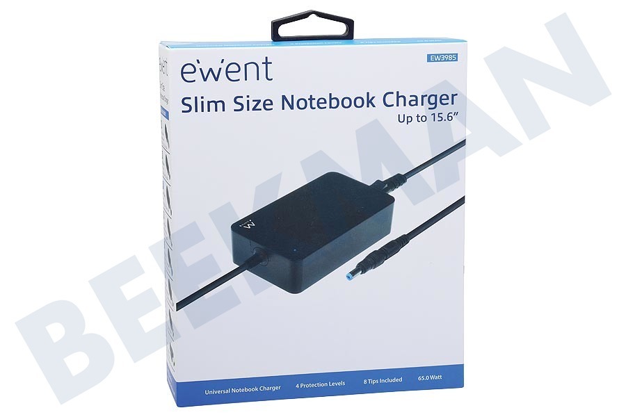 Universeel EW3985 Compacte laptoplader (voor laptops tot en met 15,6 inch)