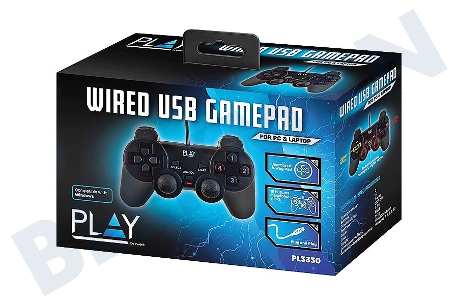 Ewent PL3330 Wired USB Gamepad