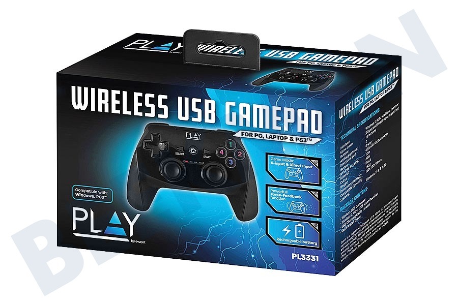 Ewent PL3331 Wireless USB Gamepad