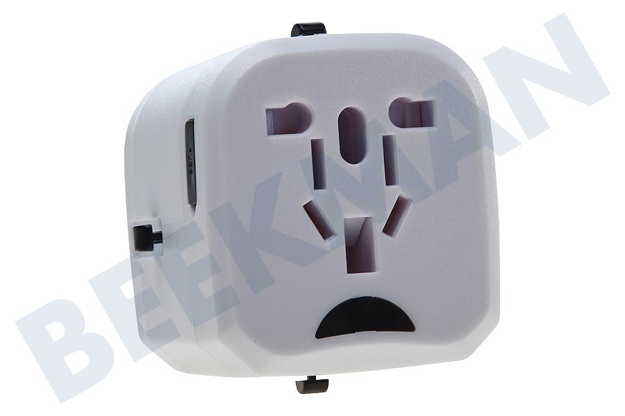 Mobilize 21895 Mobilize International Travel Adapter incl 2-Port USB