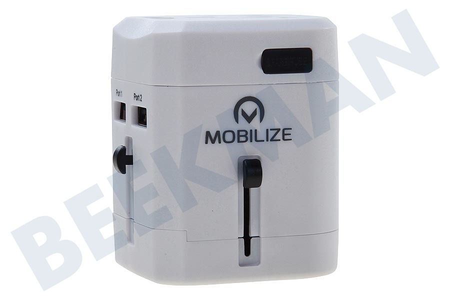 Mobilize 21895 Mobilize International Travel Adapter incl 2-Port USB