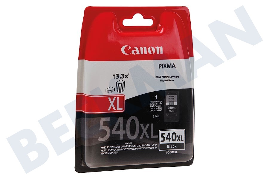 Canon Inktcartridge PG 540 XL Black