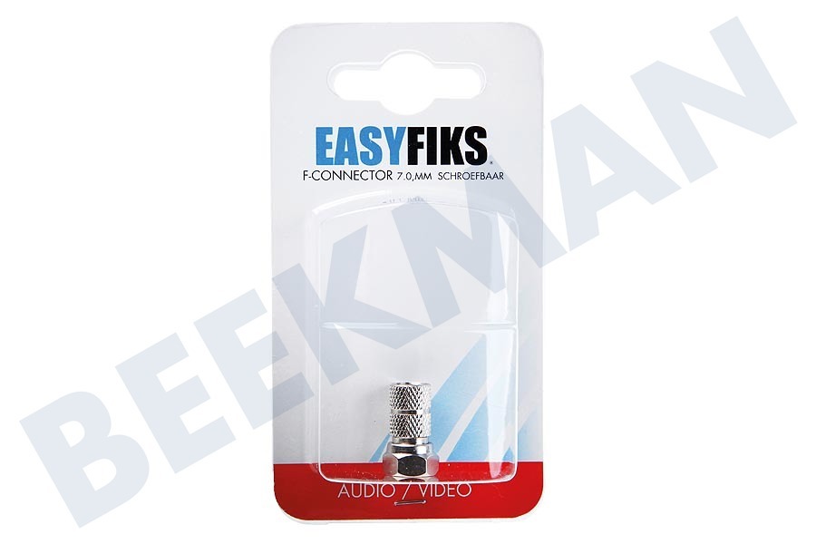 Easyfiks F-Connector 7.0mm, Schroef/Twist-on