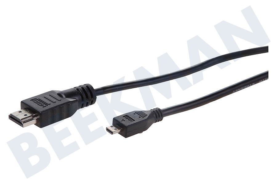 Easyfiks HDMI-Micro HDMI Kabel High Speed + Ethernet, 2.5 Meter