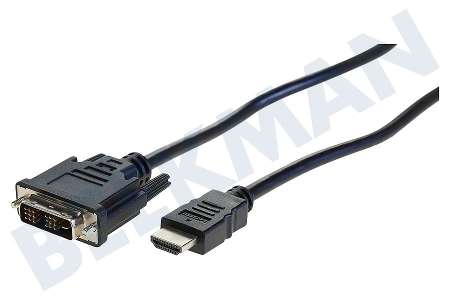 Easyfiks HDMI Kabel, HDMI Male - DVI-D Male, 2.5 Meter