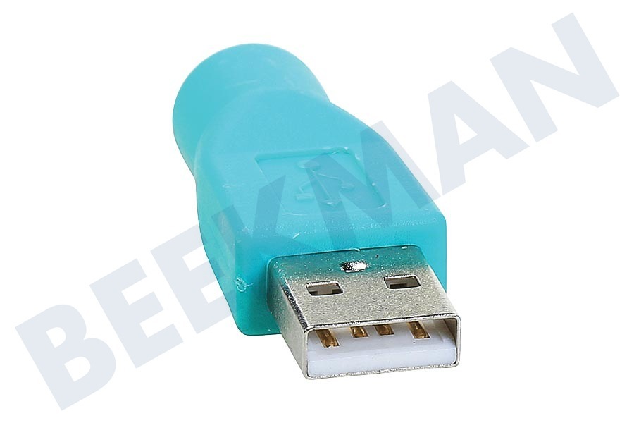 Easyfiks Verloopstekker USB A Male - PS/2 Contra Female
