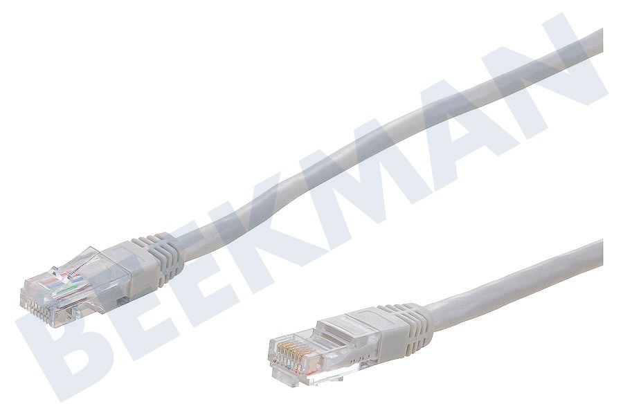 Easyfiks UTP CAT5E Netwerkkabel Grijs, 5.0 meter, 2x RJ45 Male