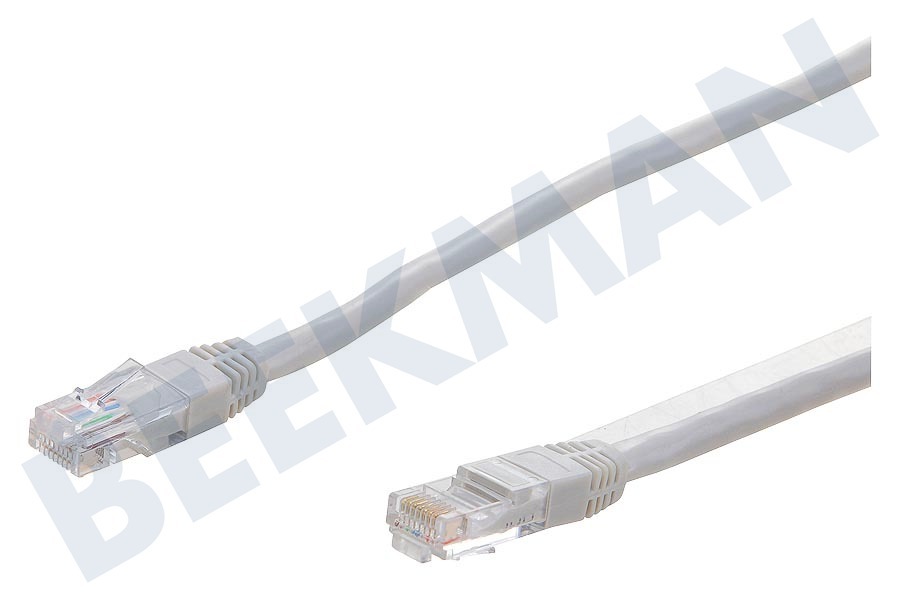 Easyfiks UTP CAT5E Netwerkkabel Grijs, 20.0 meter, 2x RJ45 Male