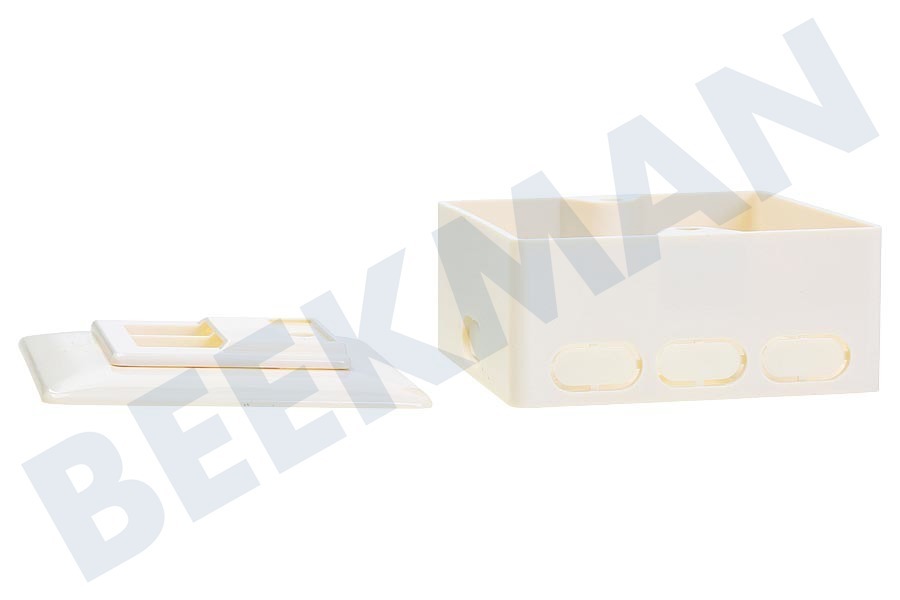 Easyfiks Netwerk Wandcontactdoos 2x RJ45 Female, Opbouw