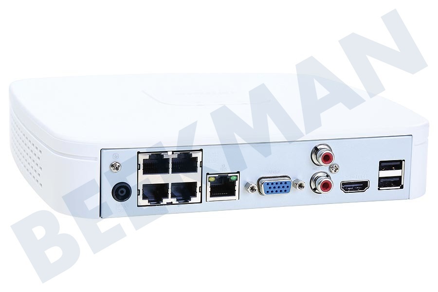 Dahua NVR4104-P-4KS2 Recorder 4-Kanaals Netwerk Video Recorder