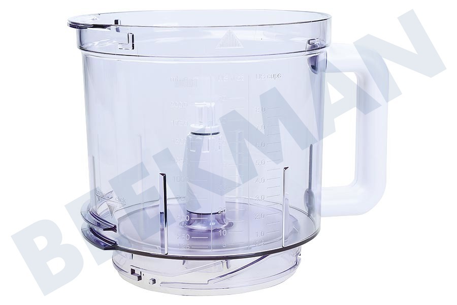 Braun Keukenmachine Kom Mengkom met asje 2ltr.