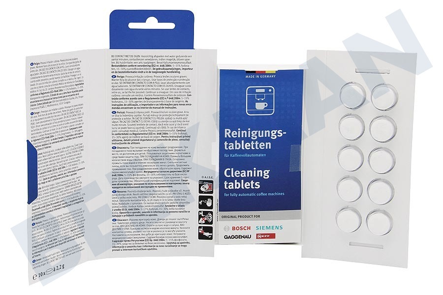 Bosch Koffiezetapparaat Reiniger Voor koffiezetapparaten 2,2 gram