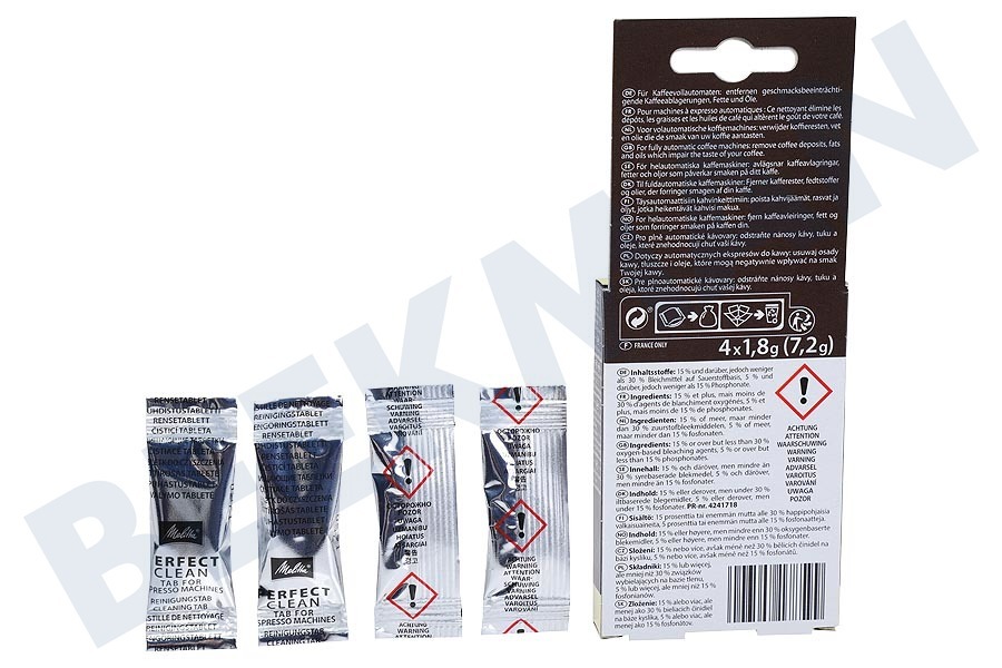 Melitta 6762481 Melitta Perfect Clean reinigingstabs