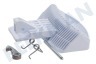 Whirlpool Wasmachine C00259035 Deurgreep Set compleet, Wit