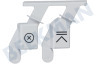 Bauknecht Waschmaschine 481010731859 Drucktastenset