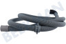 AEG Spülmaschine Schlauch Ablaufschlauch rechtwinkliger Stutzen, Ausläufe 35-23mm