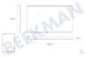 Hotpoint-ariston Koelkast 517626, C00517626 Glasplaat 434x292x4mm
